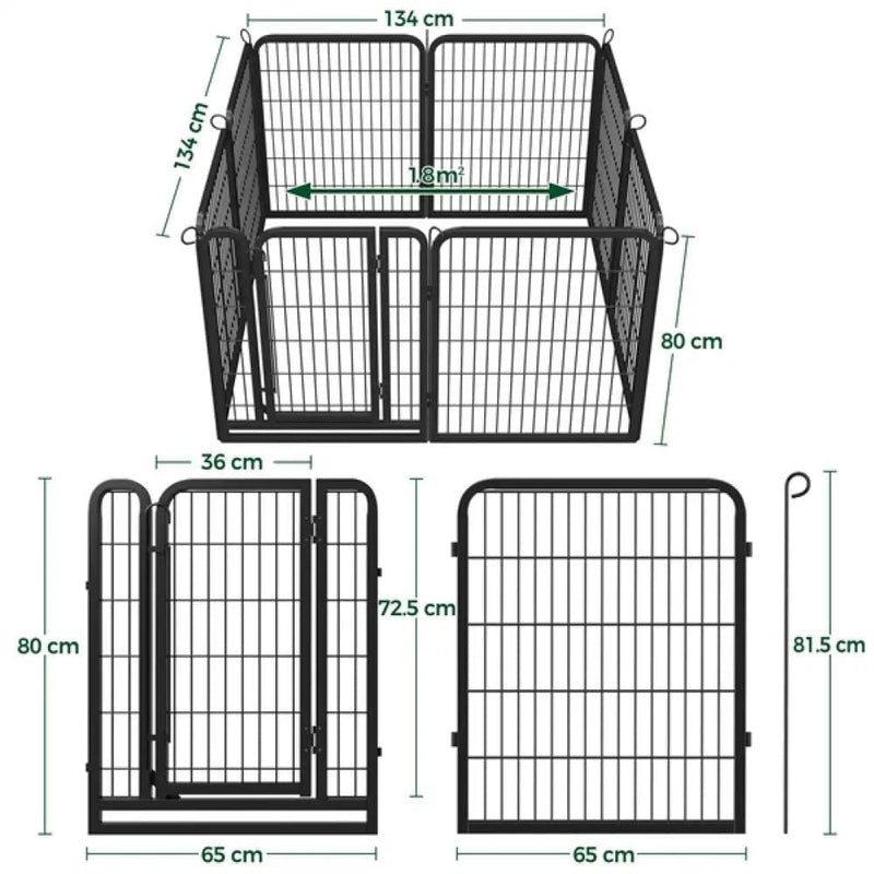 Yaheetech 8 Panels Dog Playpen Dog Pen 8 Panels Dog Playpen Dog Pen