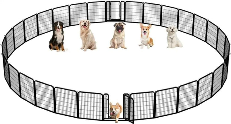 Yaheetech 31.5″ Tall 32-Panel Dog Pen Playpen 31.5″ Tall 32-Panel Dog Pen Playpen