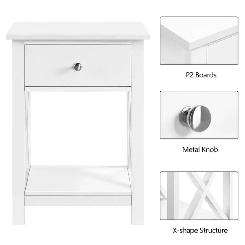 Yaheetech Side Table Side Table