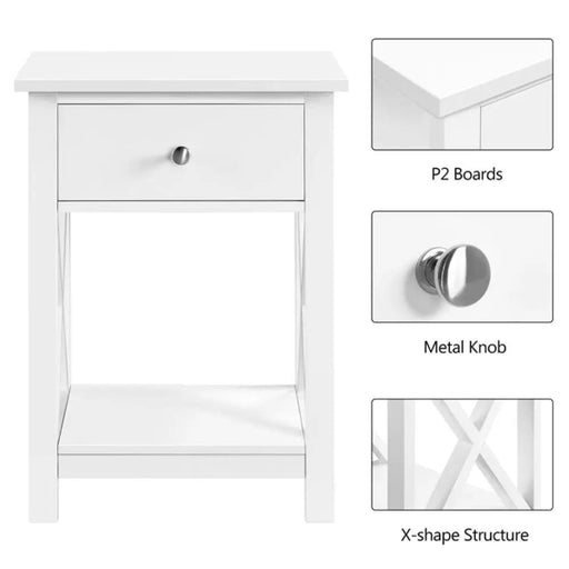 Yaheetech Side Table Side Table