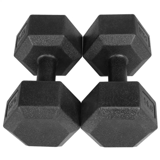 Yaheetech 2x5kg Hex Dumbbells Set 2x5kg Hex Dumbbells Set