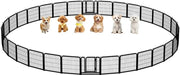 Yaheetech 32pcs Dog Pen Metal Pet Playpen 32pcs Dog Pen Metal Pet Playpen