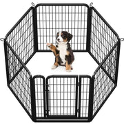 Yaheetech 6 Panels Heavy Duty Dog Pen 6 Panels Heavy Duty Dog Pen