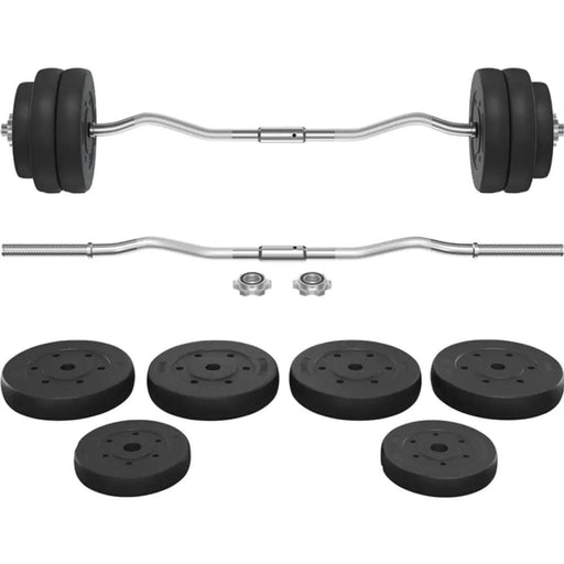 Yaheetech Barbell Weight Set 30kg Barbell Weight Set 30kg