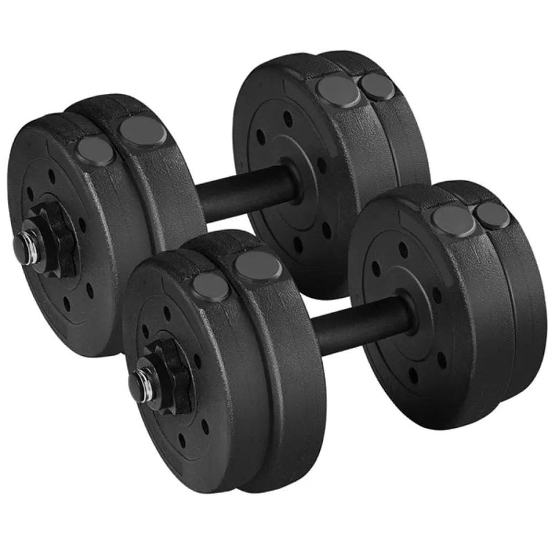 Yaheetech 15kg/33lb Adjustable Dumbbell Weight Set 15kg/33lb Adjustable Dumbbell Weight Set