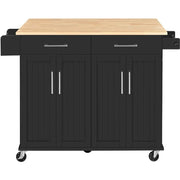 Yaheetech Kitchen Trolley Kitchen Island on Wheels Kitchen Cart Kitchen Trolley Kitchen Island on Wheels Kitchen Cart