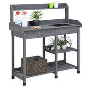 Yaheetech Garden Potting Bench with Basin Garden Work Bench Station Garden Potting Bench with Basin Garden Work Bench Station