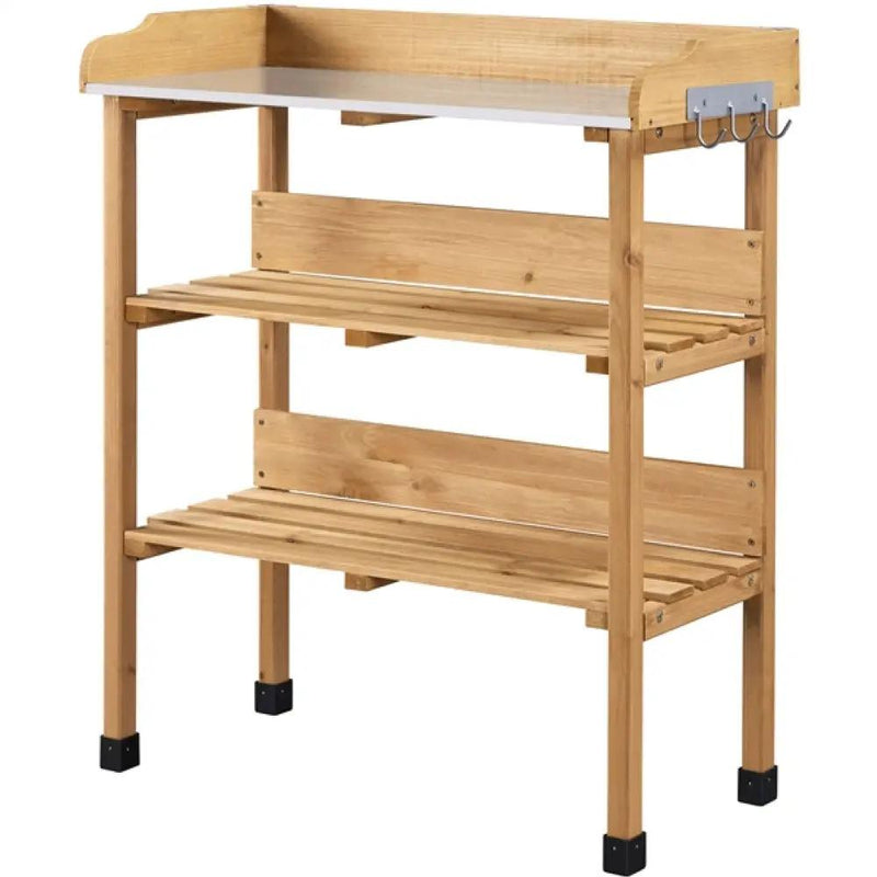 Yaheetech Outdoor Potting Bench Outdoor Potting Bench