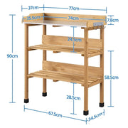 Yaheetech Outdoor Potting Bench Outdoor Potting Bench