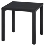 Outdoor Small Metal Square Side Table Garden Coffee End Table – view 2
