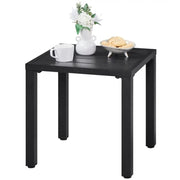 Yaheetech 2pcs Dining Chairs + Outdoor Coffee End Table 2pcs Dining Chairs + Outdoor Coffee End Table