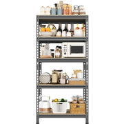 Yaheetech 5-Tier Utility Shelves Adjustable Metal Shelving Units 5-Tier Utility Shelves Adjustable Metal Shelving Units