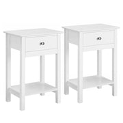2pcs Improved Quality Wood Bedside End Table Storage Cabinet Night Stand – view 2