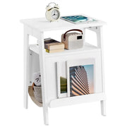 Yaheetech End Table with Cat Bed Side Table End Table with Cat Bed Side Table