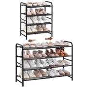 Yaheetech 4-Tier Expandable Iron Shoe Rack 4-Tier Expandable Iron Shoe Rack