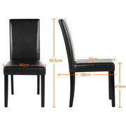 Yaheetech 6pcs Faux Leather Dining Chair 6pcs Faux Leather Dining Chair