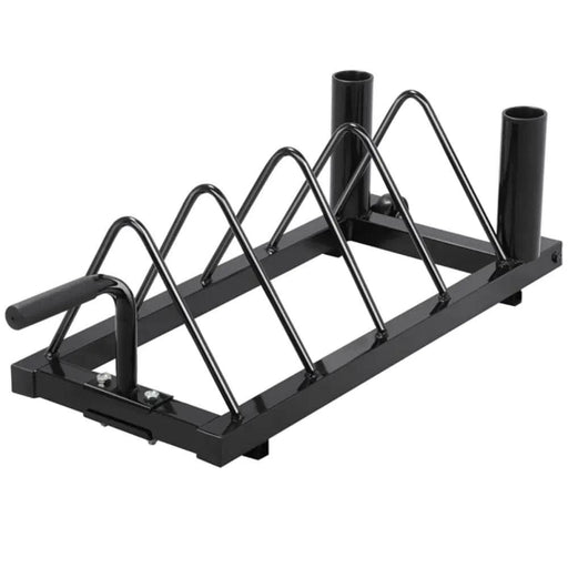 Yaheetech Horizontal Bumper Plate Rack Strength Fitness Rack Plate Holder Horizontal Bumper Plate Rack Strength Fitness Rack Plate Holder