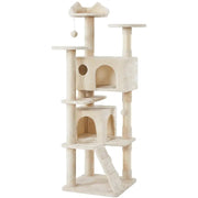 Cat Tree Cat Tower w/ Condos & Dangling Balls & Scratching Posts & Platforms – view 2
