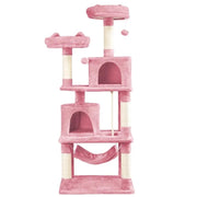 Yaheetech Multi Level Cat Tree Cat Tower Kitten Condo Multi Level Cat Tree Cat Tower Kitten Condo