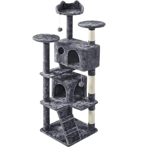 Yaheetech 158cm 158cm Tall Cat Tree Condo Kitten Tree Tower 158cm 158cm Tall Cat Tree Condo Kitten Tree Tower