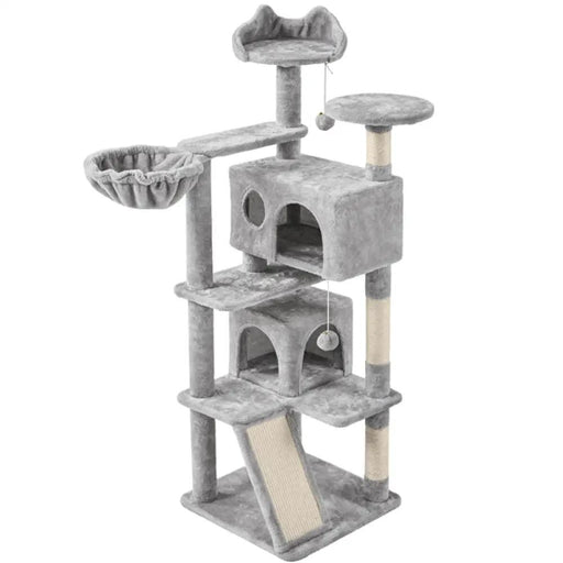 Yaheetech 146cm Height Cat Tree Condo Kitten Tree Tower 146cm Height Cat Tree Condo Kitten Tree Tower