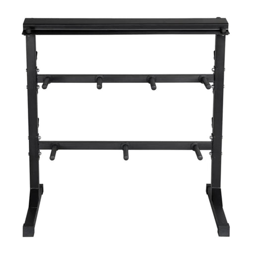 3 Tier Dumbbell Barbell Rack Weight Plate/Bar Storage Holder – view 2