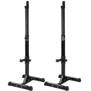 Pair of Adjustable Squat Rack Standard 45-70 Inch Solid Steel Squat Stand – view 2
