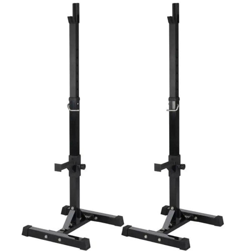 Pair of Adjustable Squat Rack Standard 45-70 Inch Solid Steel Squat Stand – view 2