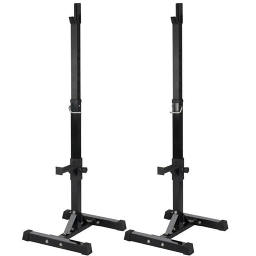 Pair of Adjustable Squat Rack Standard 45-70 Inch Solid Steel Squat Stand – view 2