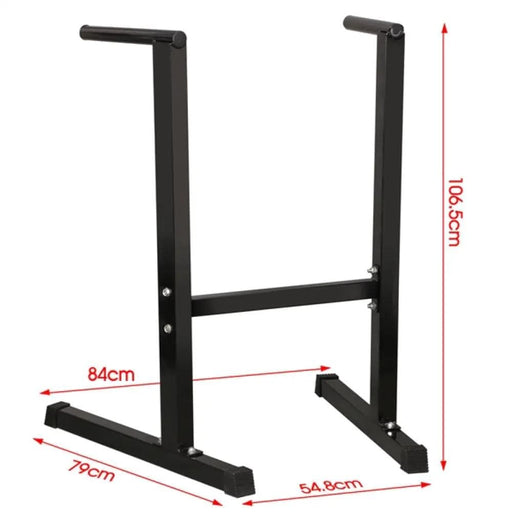 Dip Station Parallel Bar Bicep Triceps Shoulder Home Gym Exercise Machine – view 2