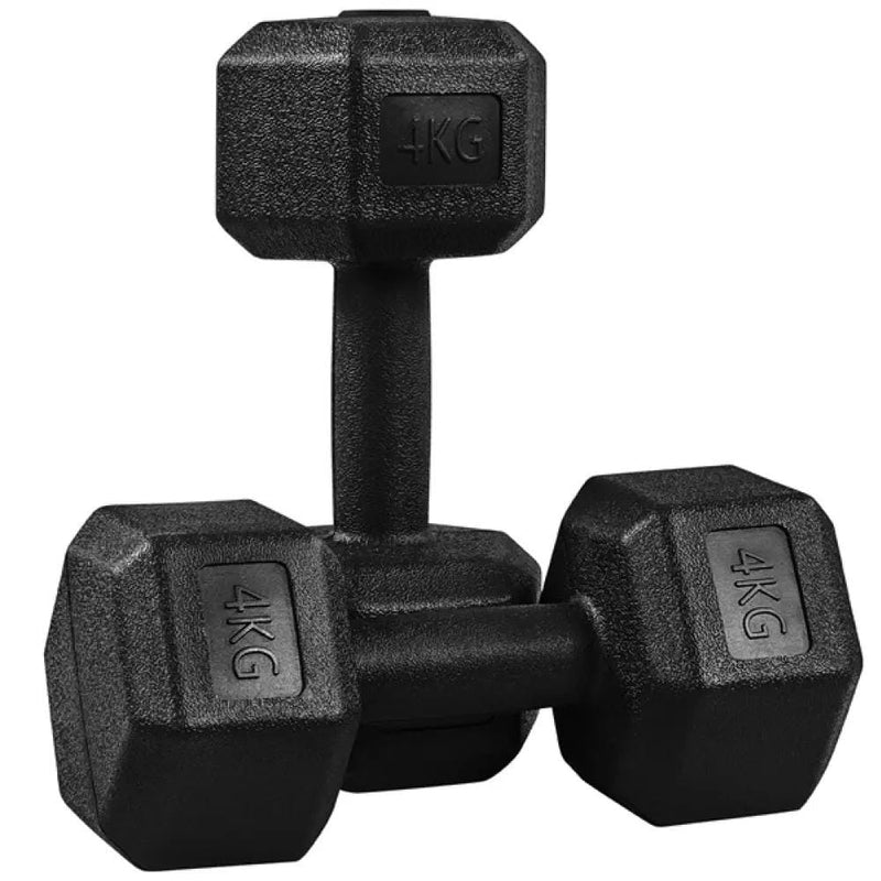 Yaheetech 2x4kg (Sold in Pair) Hex Dumbbells Set 2x4kg (Sold in Pair) Hex Dumbbells Set
