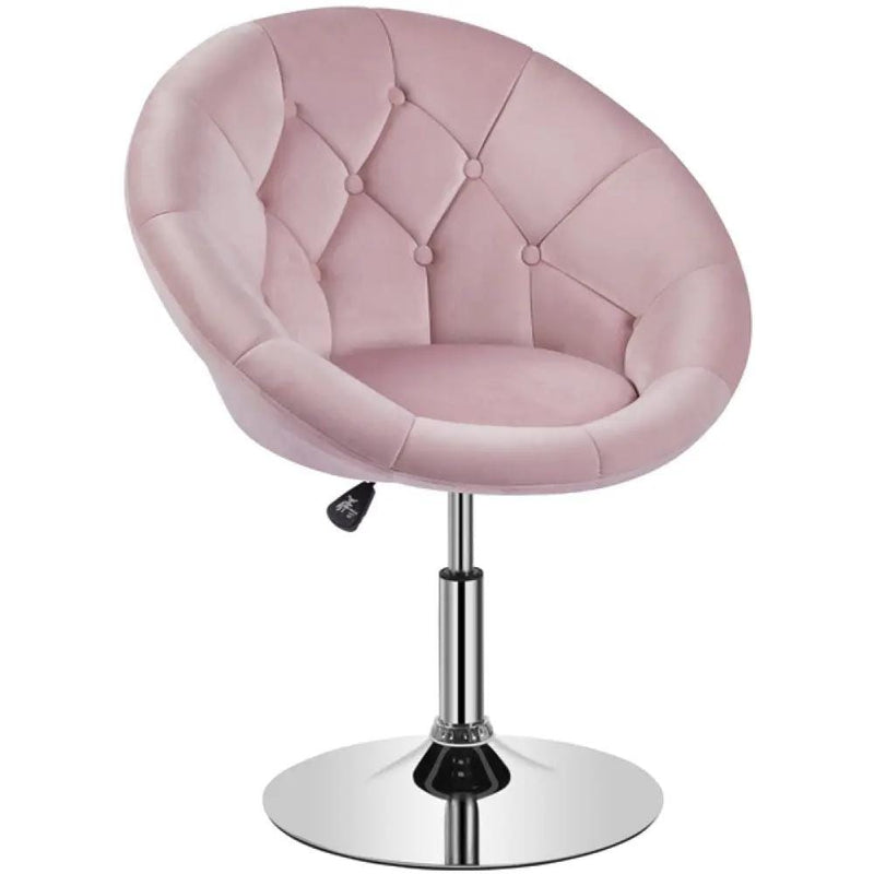 Yaheetech Makeup Vanity Chair Tufted Style Barrel Chair Makeup Vanity Chair Tufted Style Barrel Chair