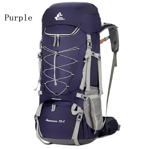 75L Camping & Hiking Backpack – Outdoor Travel Mountaineering Pack with Rain Cover ZYQS11710 by ECOTREK