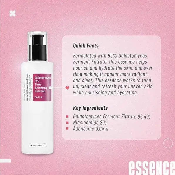 Poppy Gifts Skin Care COSRX Galactomyces 95 Tone Balancing Essence 100ml COSRX Galactomyces 95 Tone Balancing Essence 100ml