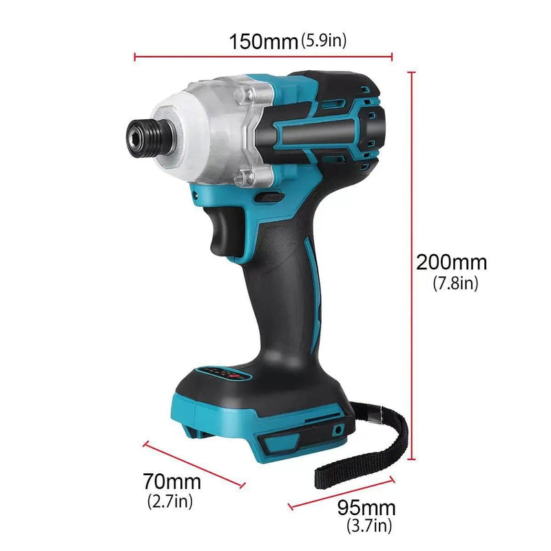 salelink.co.nz Unbranded 18V Cordless Impact Driver Fits Makita Battery 18V Cordless Impact Driver Fits Makita Battery - NZ