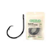 WISE ANGLER Fish hook Demon Circle Hook Demon Circle Hook Black Nickel Catch And Release