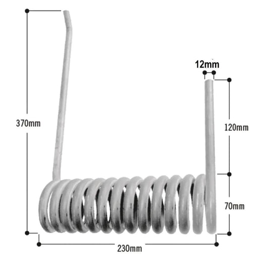 Trojan Tail Door Torsion Spring Left Hand Hinges and Latches