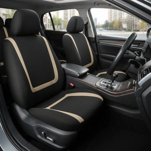 Car Seat Cover 5 Seater Full Set Front Rear Cushion Mat Protecto Polyester