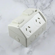 Weatherproof Double GPO Power Point Outlet 10Amp IP53 – view 5