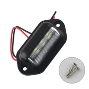 salelink.co.nz Unbranded 2PCS LED Number Plate Lights 2 Pack LED Number Plate Lights 12V To 24V Waterproof