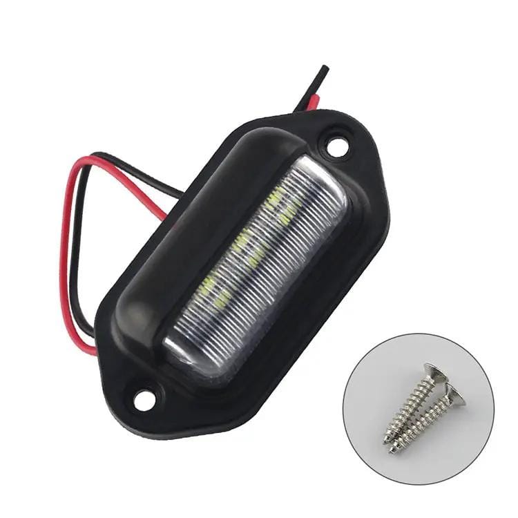 salelink.co.nz Unbranded 2PCS LED Number Plate Lights 2 Pack LED Number Plate Lights 12V To 24V Waterproof