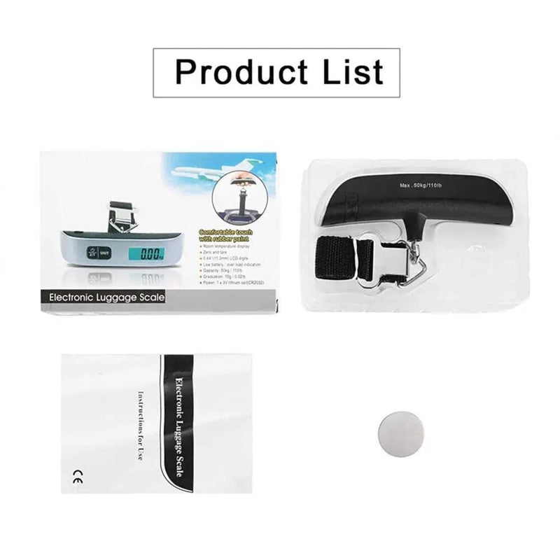 salelink.co.nz Unbranded 50kg/10g Travel Luggage Scale 50kg/10g Travel Luggage Scale | Action Outdoors NZ