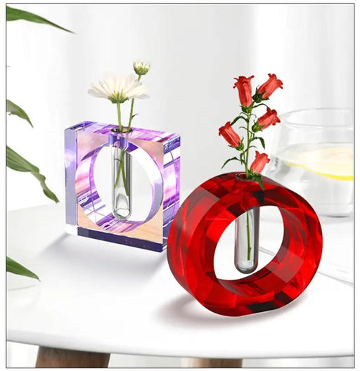 Flower Vases Moulds Flower Holder Silicone Resin Casting Moulds – view 1