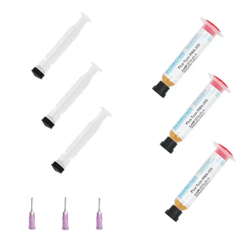 10cc RMA-223 Soldering Flux Paste with Needle (different quantities available) – view 10