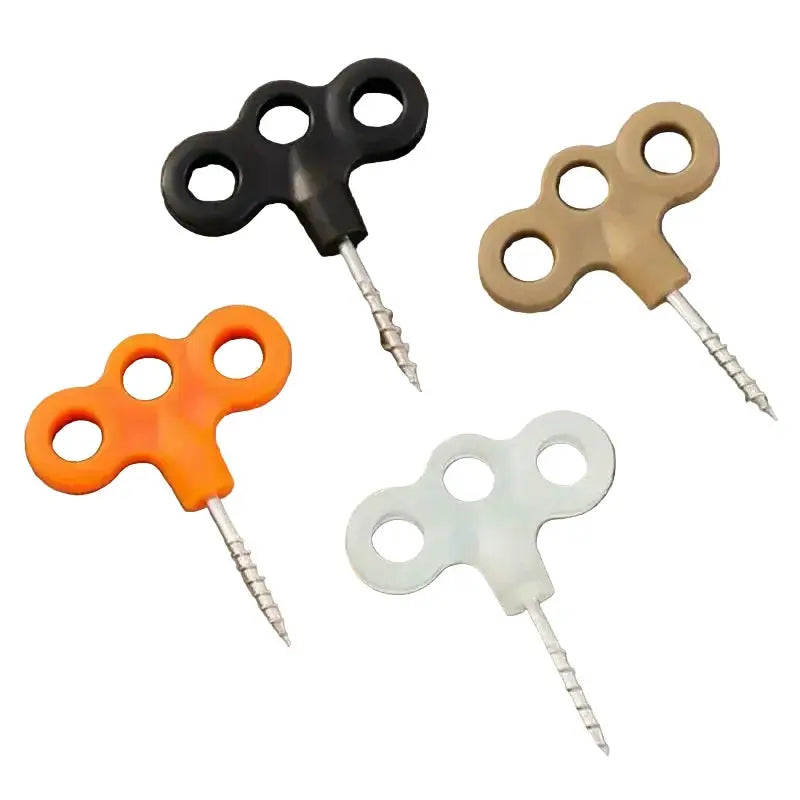Habicare 10 Piece Stainless Steel Ground Anchors 10 Piece Stainless Steel Ground Anchors
