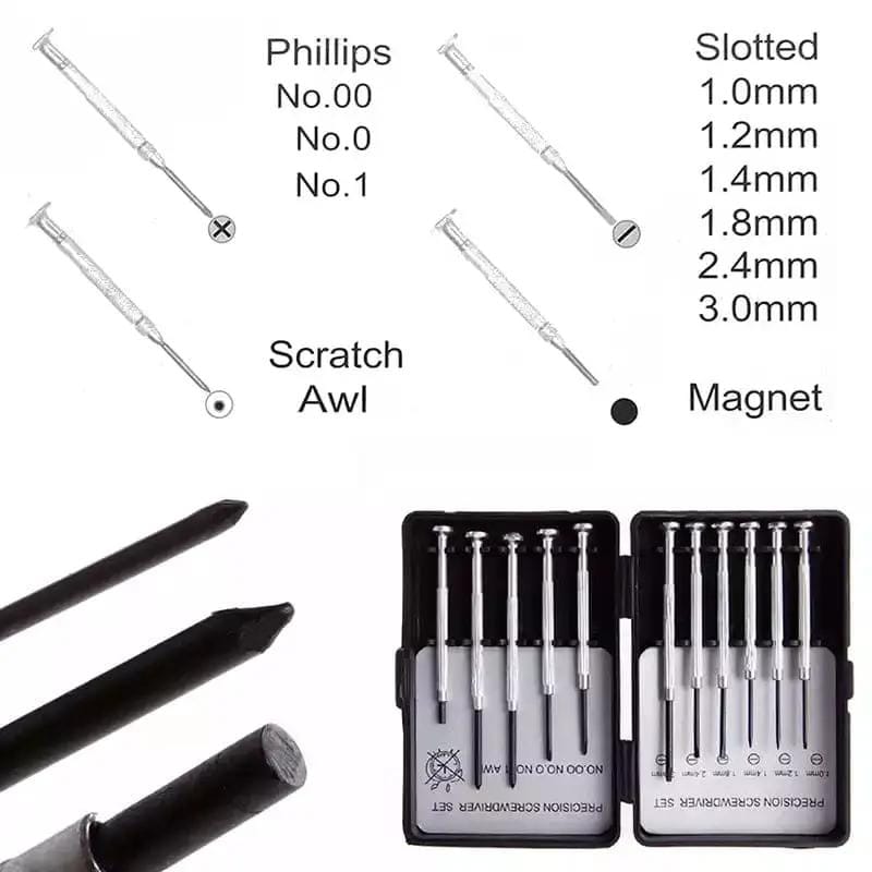 That Watch Shop Watch Tools 11 Piece Precision Screwdriver Set 11 Piece Precision Screwdriver Set