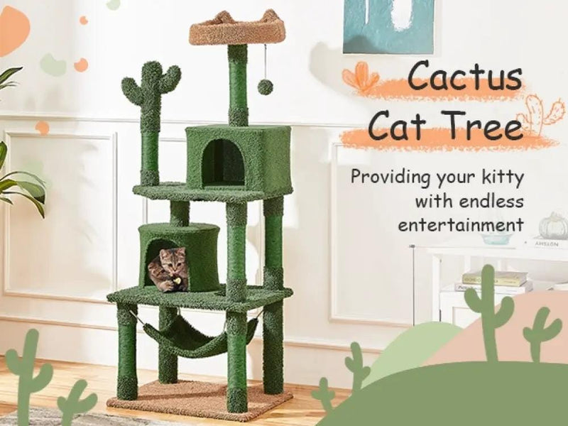 Yaheetech Cactus Cat Tree Cactus Cat Tree