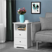 Yaheetech 1 Pair Side Table Bedside Tables End Table Nightstand 1 Pair Side Table Bedside Tables End Table Nightstand