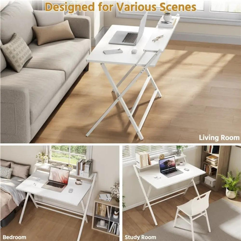 Yaheetech Foldable Computer Desk Foldable Computer Desk