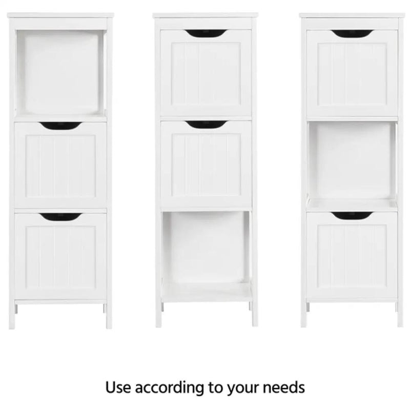 Yaheetech White Bathroom Cabinet 2 Hideaway Drawers 1 Shelf White Bathroom Cabinet 2 Hideaway Drawers 1 Shelf